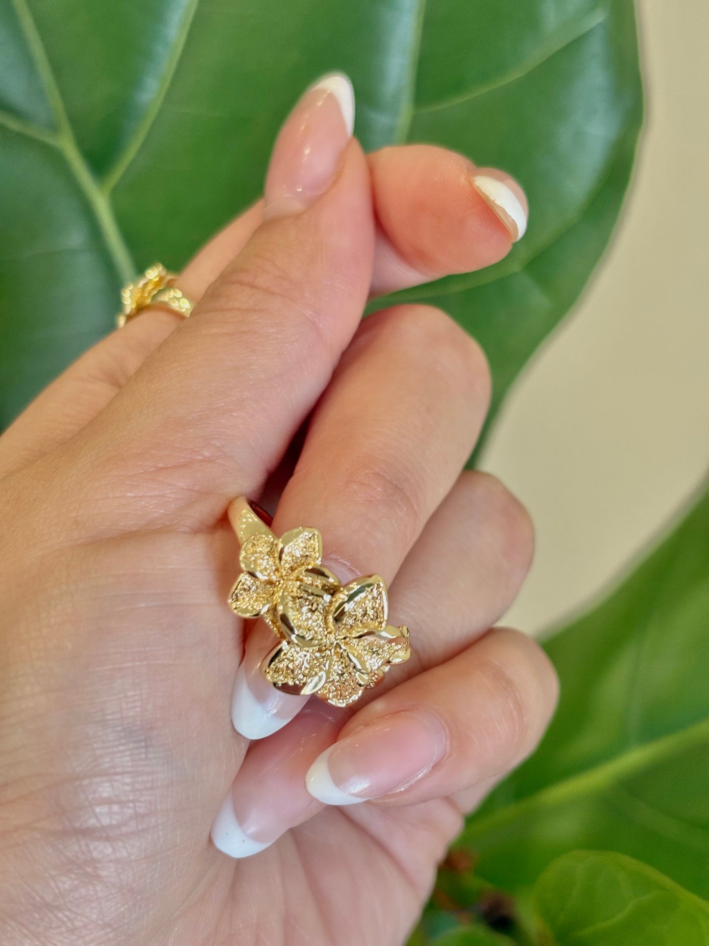 Hibiscus Gold Filled Ring