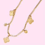Load image into Gallery viewer, Clover Charm Stainless Steel Necklace
