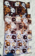 Load image into Gallery viewer, Autumn Coquetta Hand-Embroidered Taffeta Top with Satin Bows
