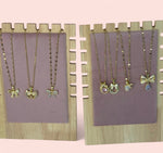 Load image into Gallery viewer, 18k Gold Plated Bow Stainless Steel Necklace
