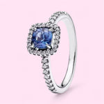 Load image into Gallery viewer, Sterling Silver Rings Size 7(Ready to ship): Bows, Heart, Pink, Red, Blue, S925
