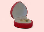 Load image into Gallery viewer, Jade Rhinestone Gold Stainless Steel Adjustable Ring
