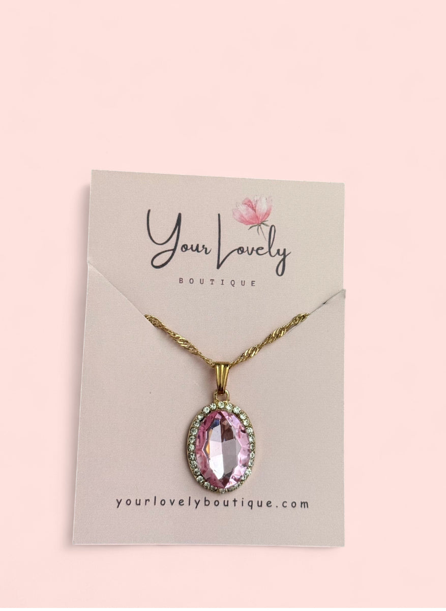 Rosie Gold Plated Stainless Steel Necklace