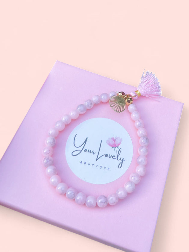 Handmade Bead Bracelets (Charms, Quartz)