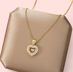 Golden Heart Necklace