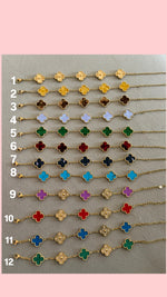 Load image into Gallery viewer, Gold Clover Bracelets Stainless Steel
