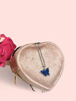 Load image into Gallery viewer, Simple Butterfly Blue Necklace
