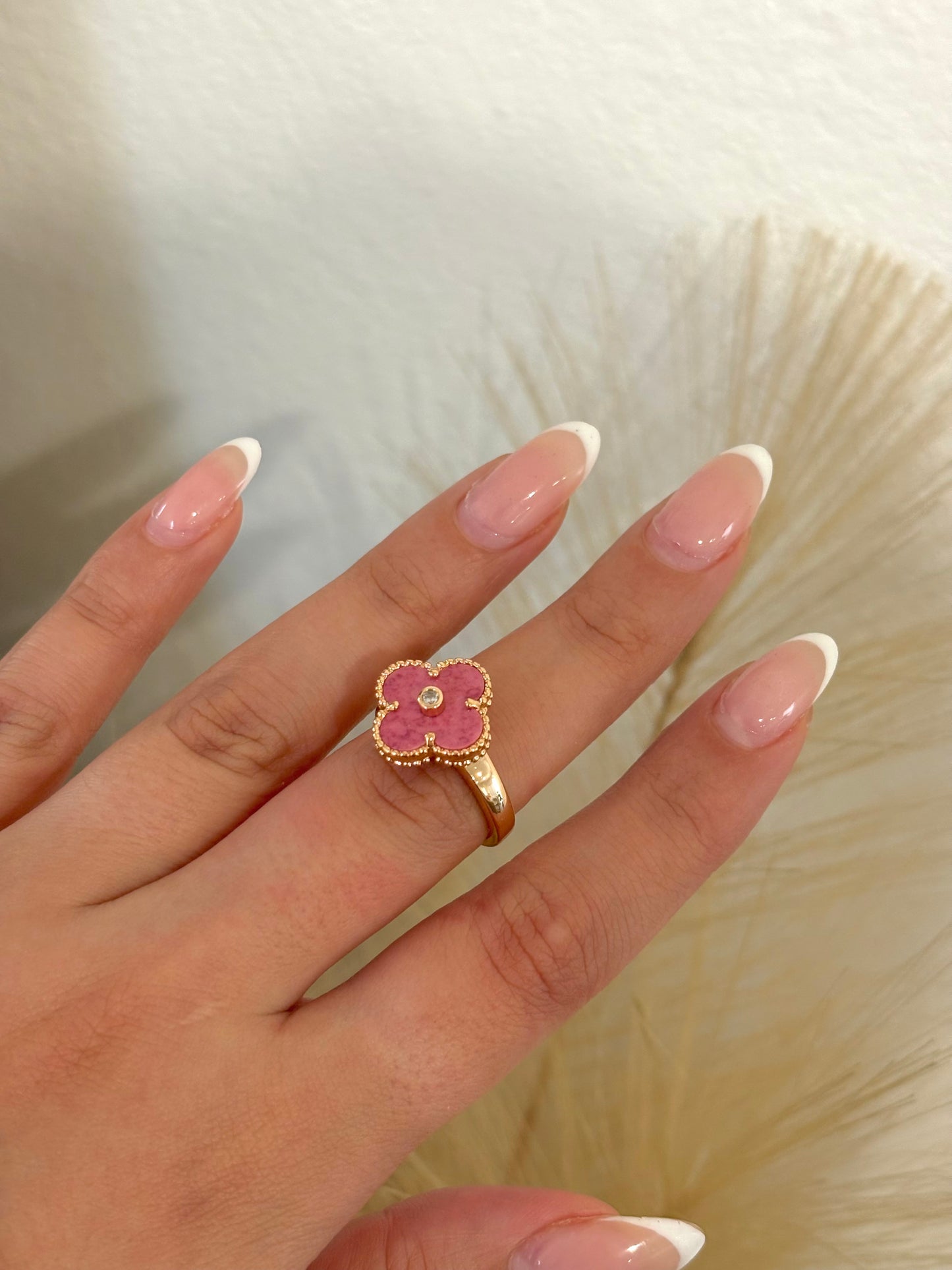 The Sweetheart Clover Rose Gold Ring