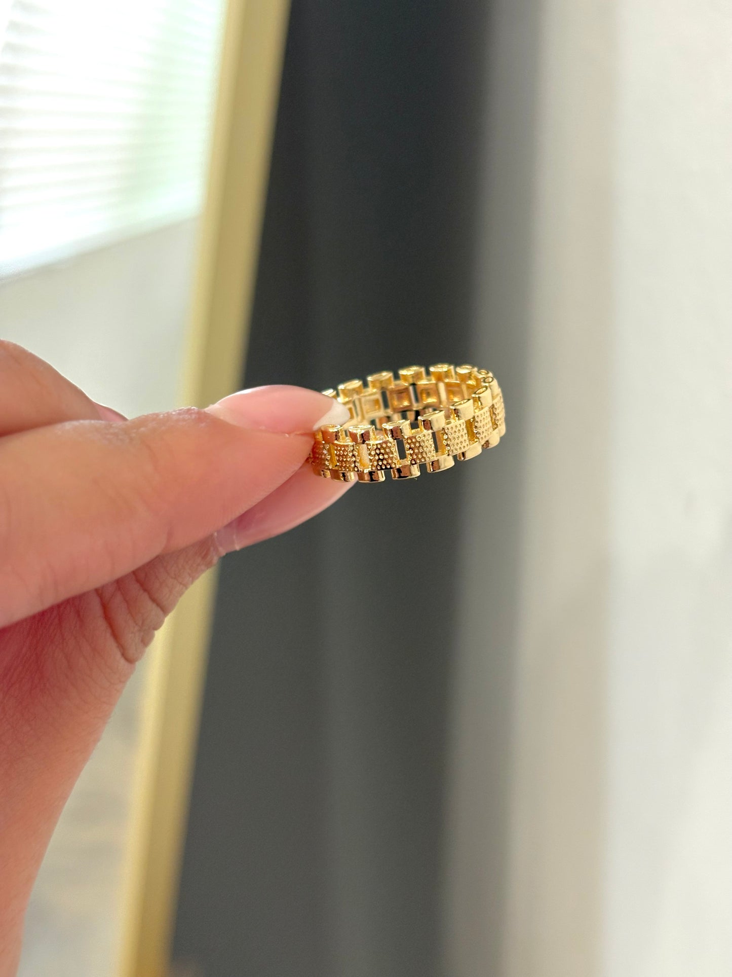 The Luxe Rollie Gold Filled Statement Ring