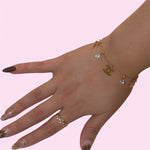 Load image into Gallery viewer, CC Zirconia Stainless Steel Bracelet
