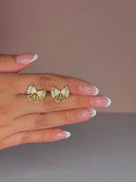 Load image into Gallery viewer, 18k Gold Plated Bow Stainless Steel Earrings
