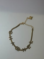 Load image into Gallery viewer, CC Snake Chain Stainless Steel Bracelet
