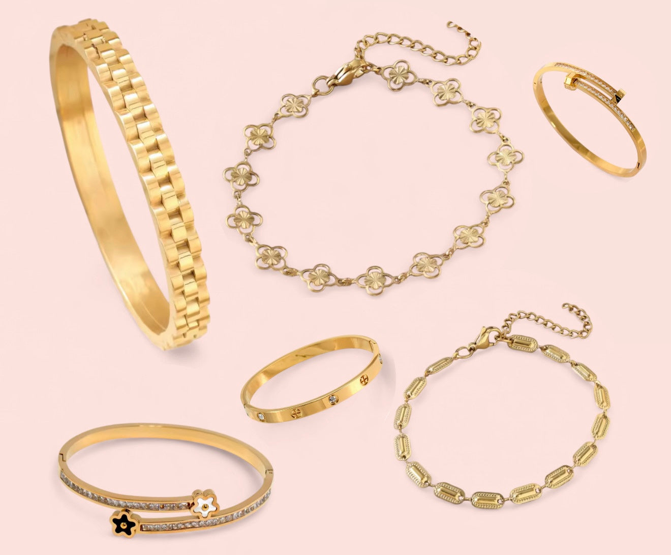 Only One Bangle Bracelet Stainless Steel