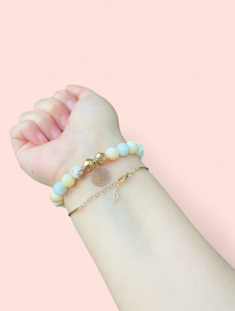 Handmade Bead Bracelets (Charms, Quartz)