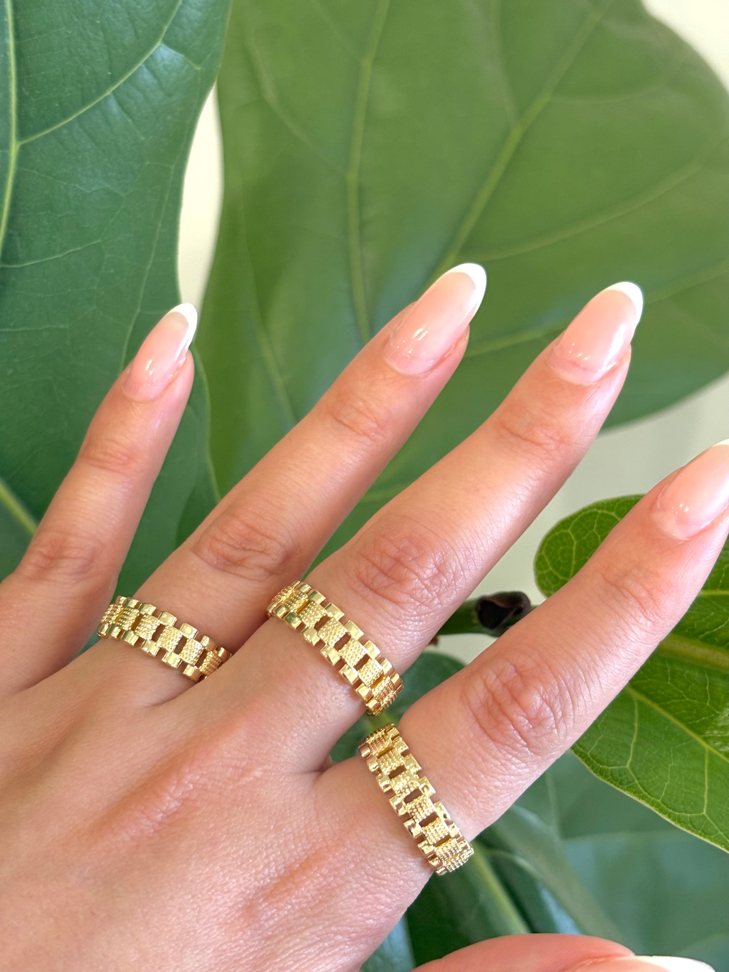 The Luxe Rollie Gold Filled Statement Ring