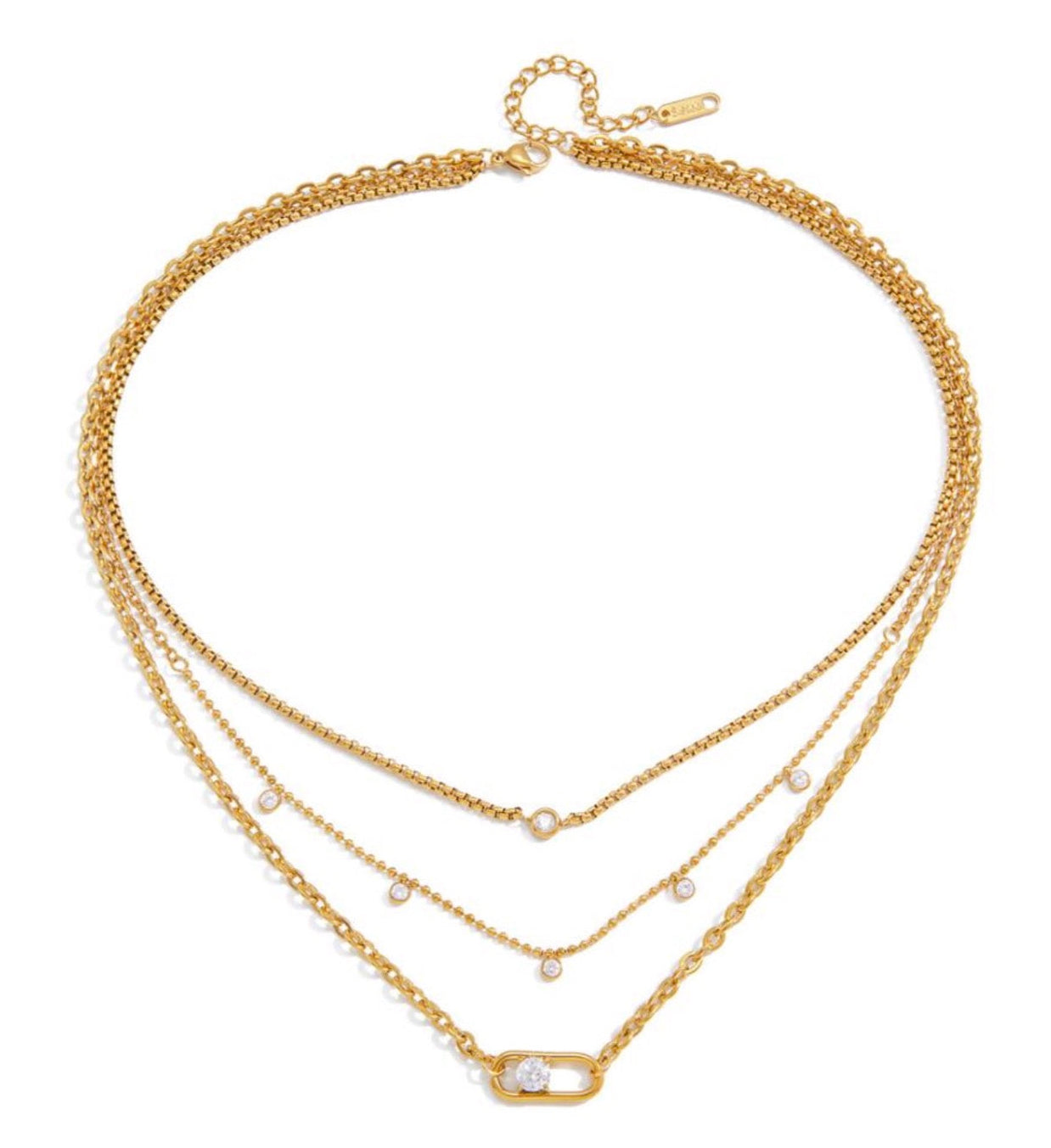 Stella Crystal Necklace Stack