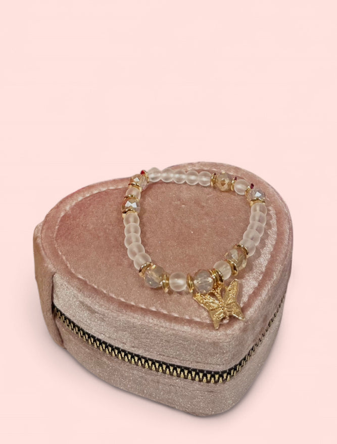 Handmade Bead Bracelets (Charms, Quartz)