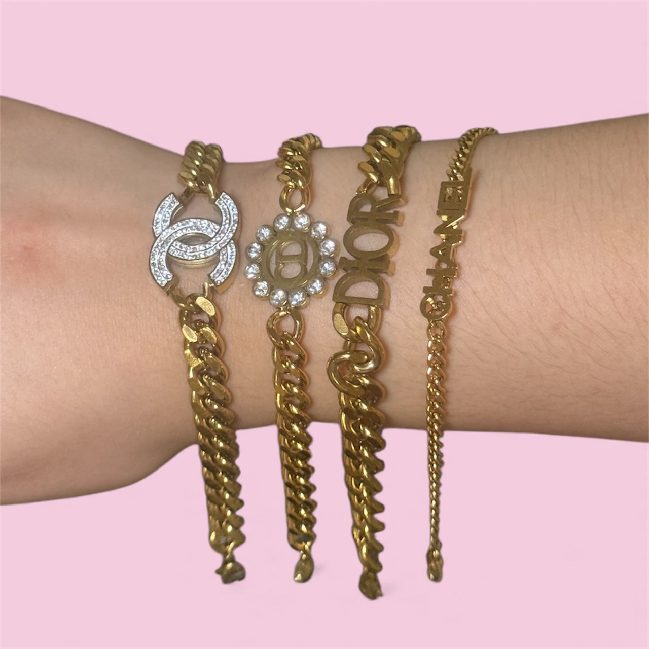 Luxury Cuban Chains Stainless Steel Bracelet
