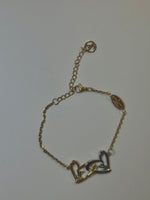Load image into Gallery viewer, Luxury LV Silver and Gold Stainless Steel Bracelet
