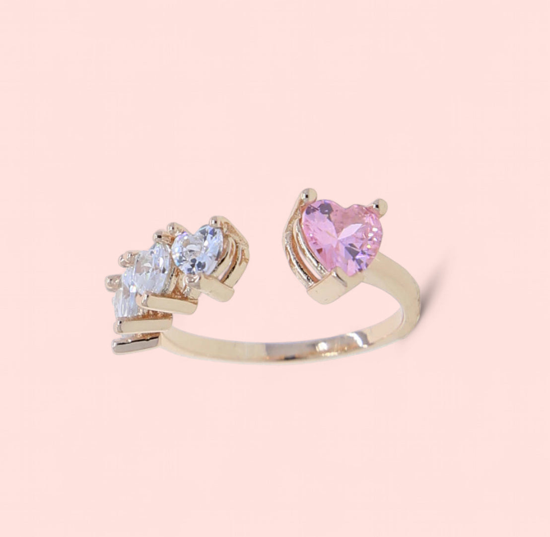 Self Love Gold Plated Adjustable Ring