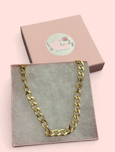 Cuban Chain Gold Plated Necklace