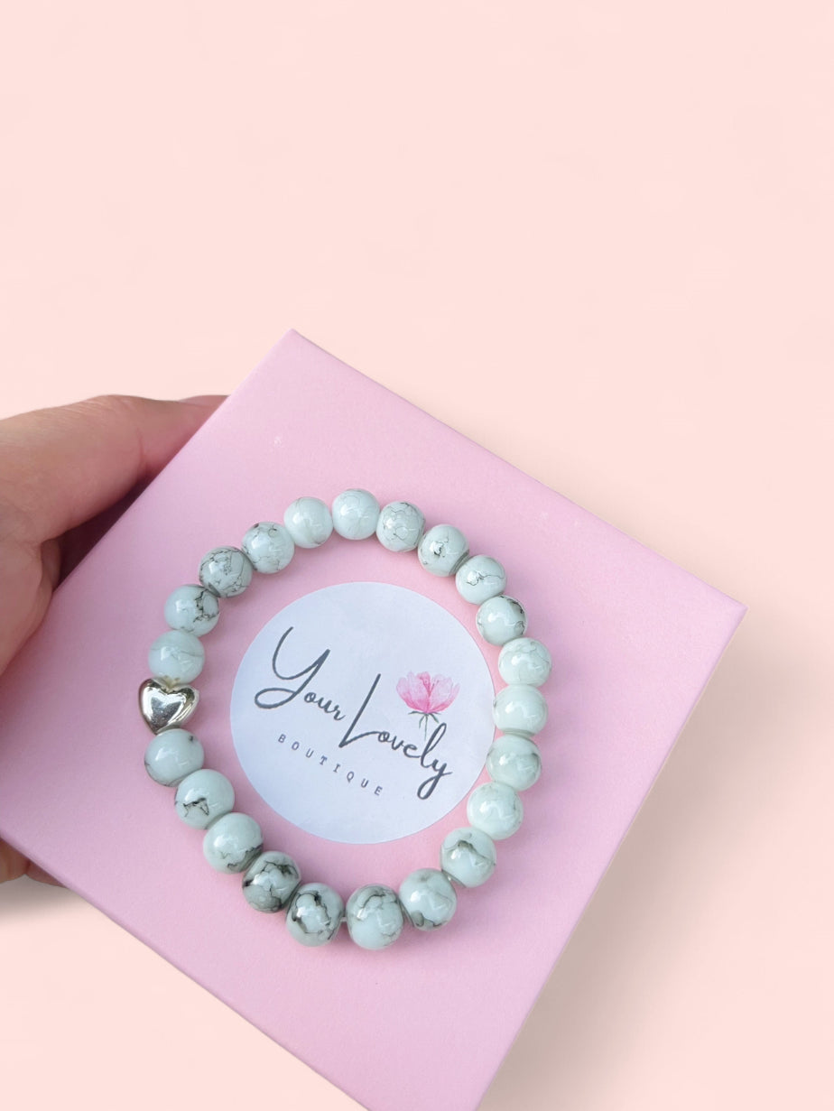 Handmade Bead Bracelets (Charms, Quartz)