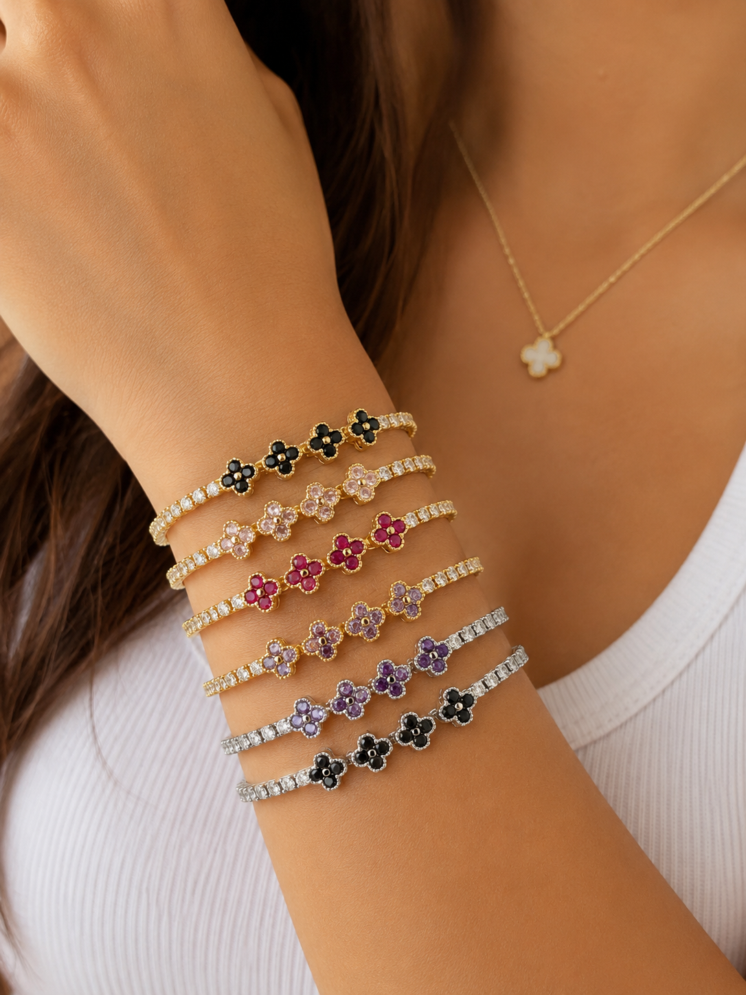 Blossom Tennis Bracelet