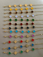 Load image into Gallery viewer, Gold Clover Bracelets Stainless Steel
