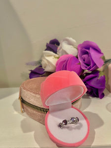 Purple Hearts Ring