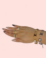 Load image into Gallery viewer, Luxury LV Stainless Steel: Silver &amp; Gold
