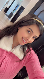 Load image into Gallery viewer, Pink Rhinestone Clover Stainless Steel Necklace and Earrings
