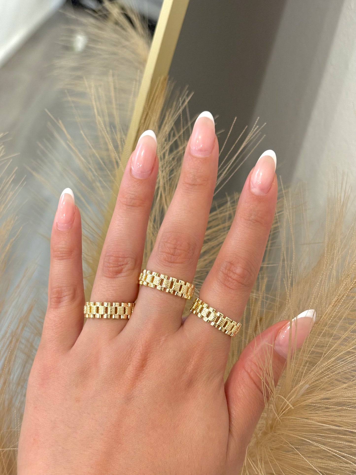 The Luxe Rollie Gold Filled Statement Ring