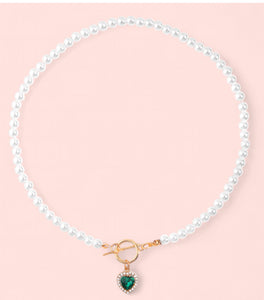Jade Pearl Necklace