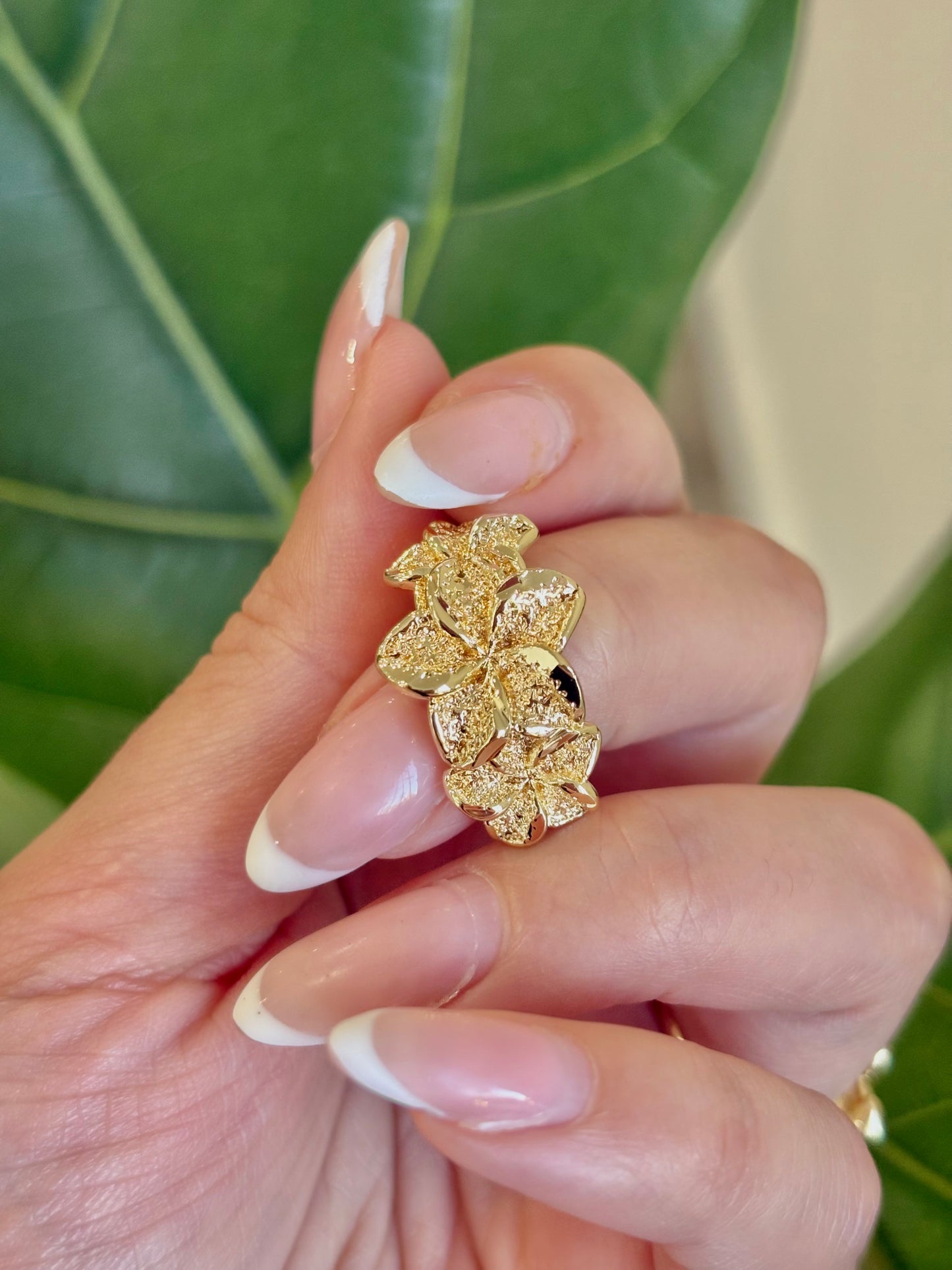 Hibiscus Gold Filled Ring