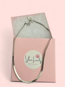 Silver Choker Necklace
