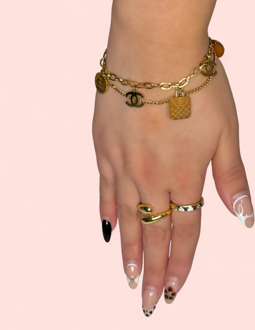 Luxury Charm Bracelets Stainless Steel