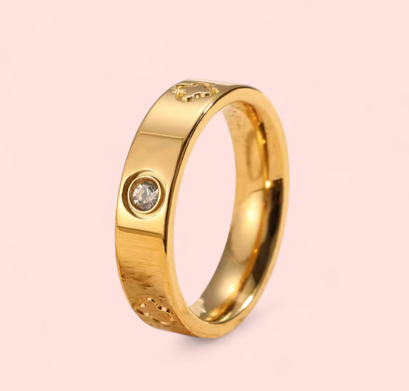 Love Luxe Stainless Steel Ring