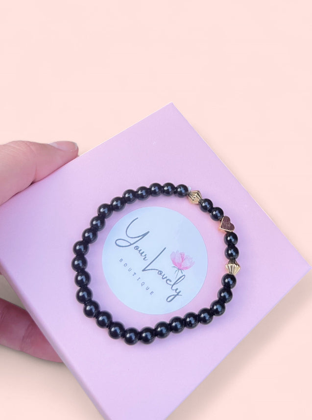 Handmade Bead Bracelets (Charms, Quartz)