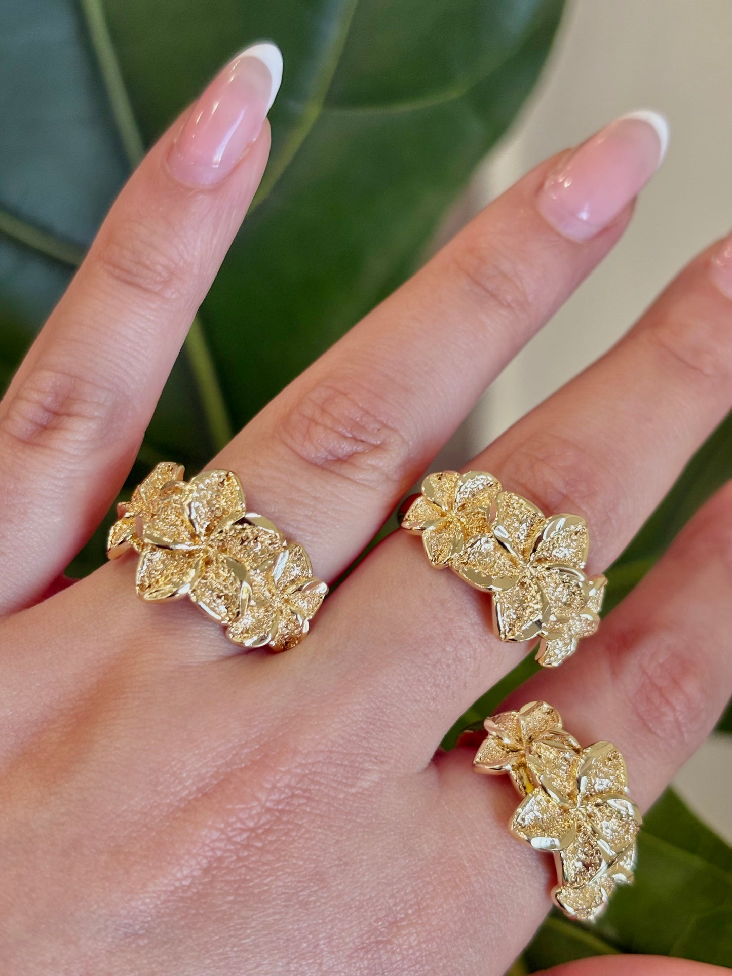 Hibiscus Gold Filled Ring
