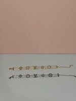 Load image into Gallery viewer, Luxury LV Stainless Steel: Silver &amp; Gold
