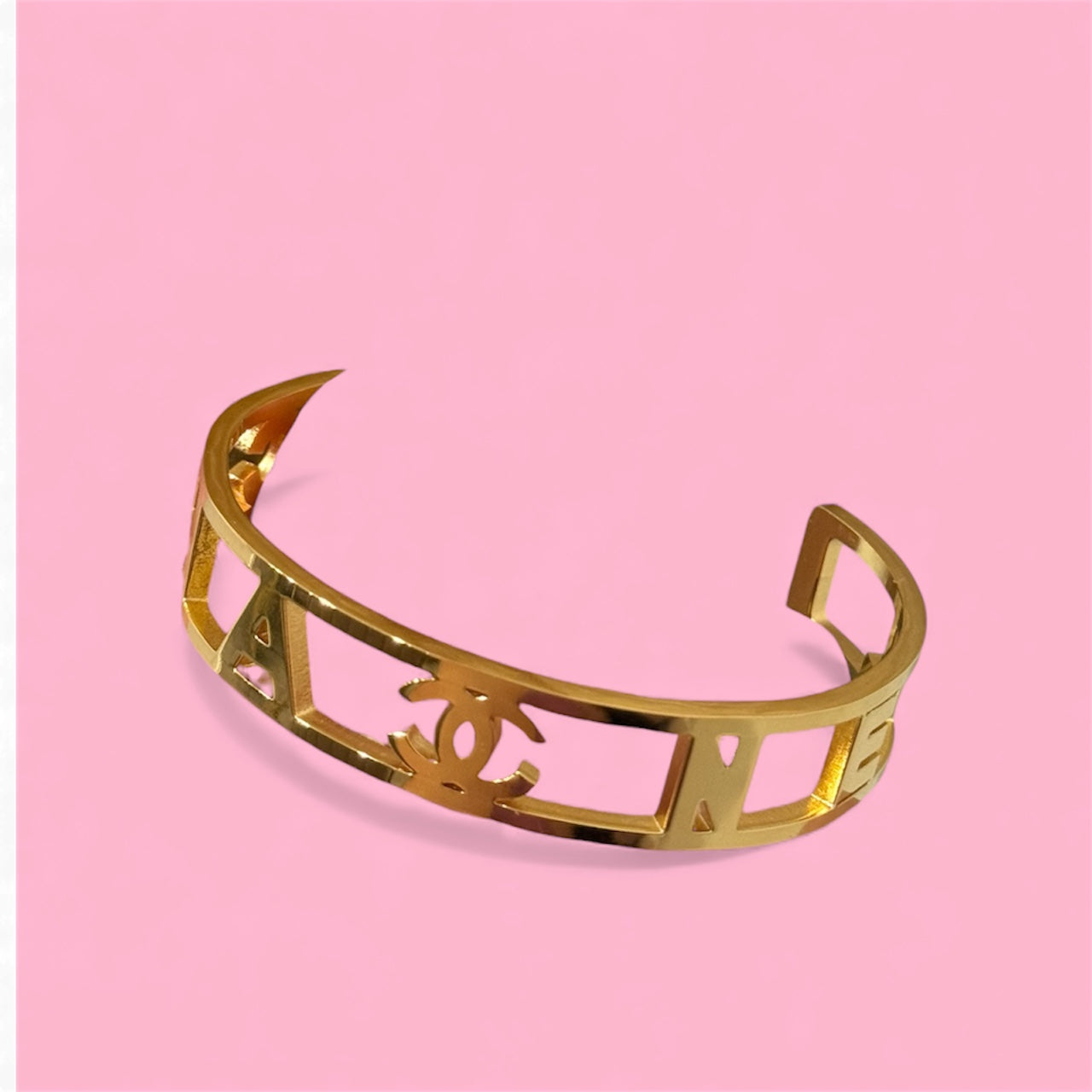 CC Cuff Stainless Steel Bracelet