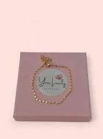 Load image into Gallery viewer, Delicate Gold Chain Bracelet Gold Plated
