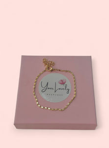 Delicate Gold Chain Bracelet Gold Plated
