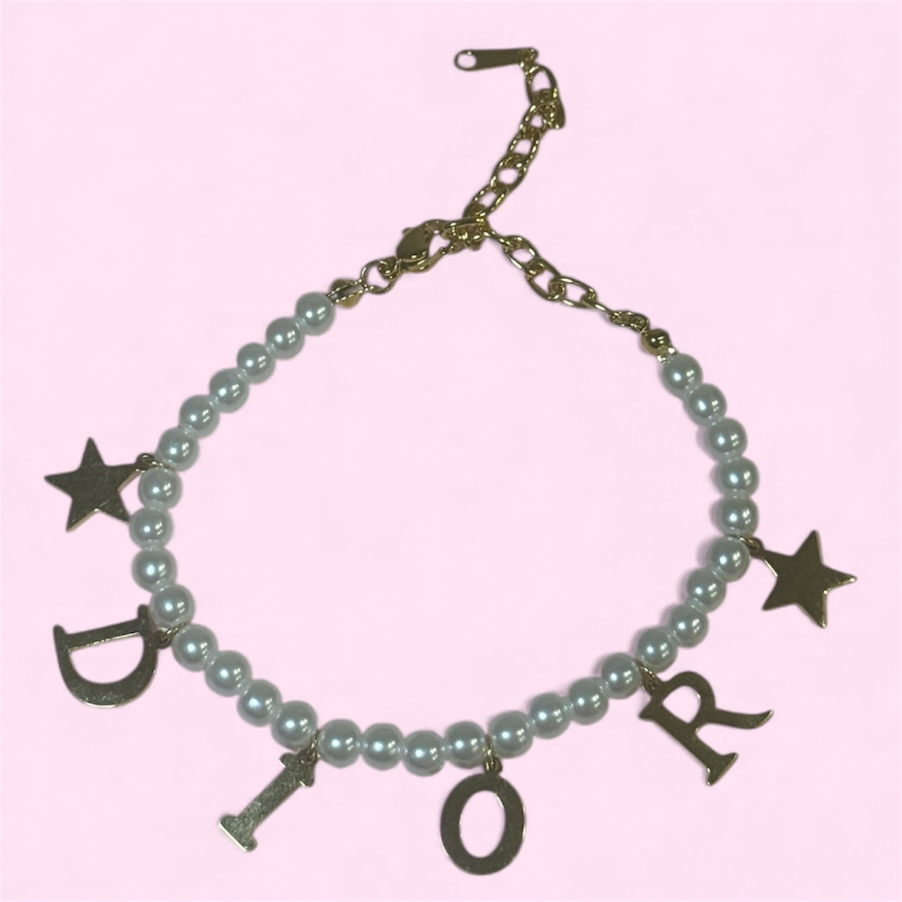 D Pearl Stainless Steel Bracelet