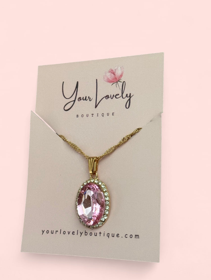Rosie Gold Plated Stainless Steel Necklace