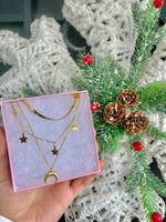 Load image into Gallery viewer, Luna y Estrellas Necklace Set
