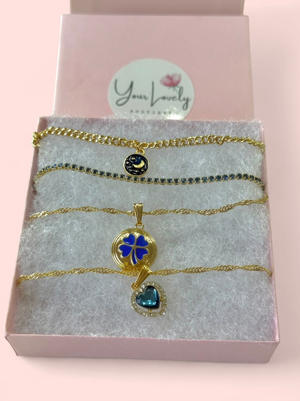 Midnight Blue Necklace Set