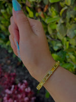 Load image into Gallery viewer, Golden Clover Luxe Bracelet
