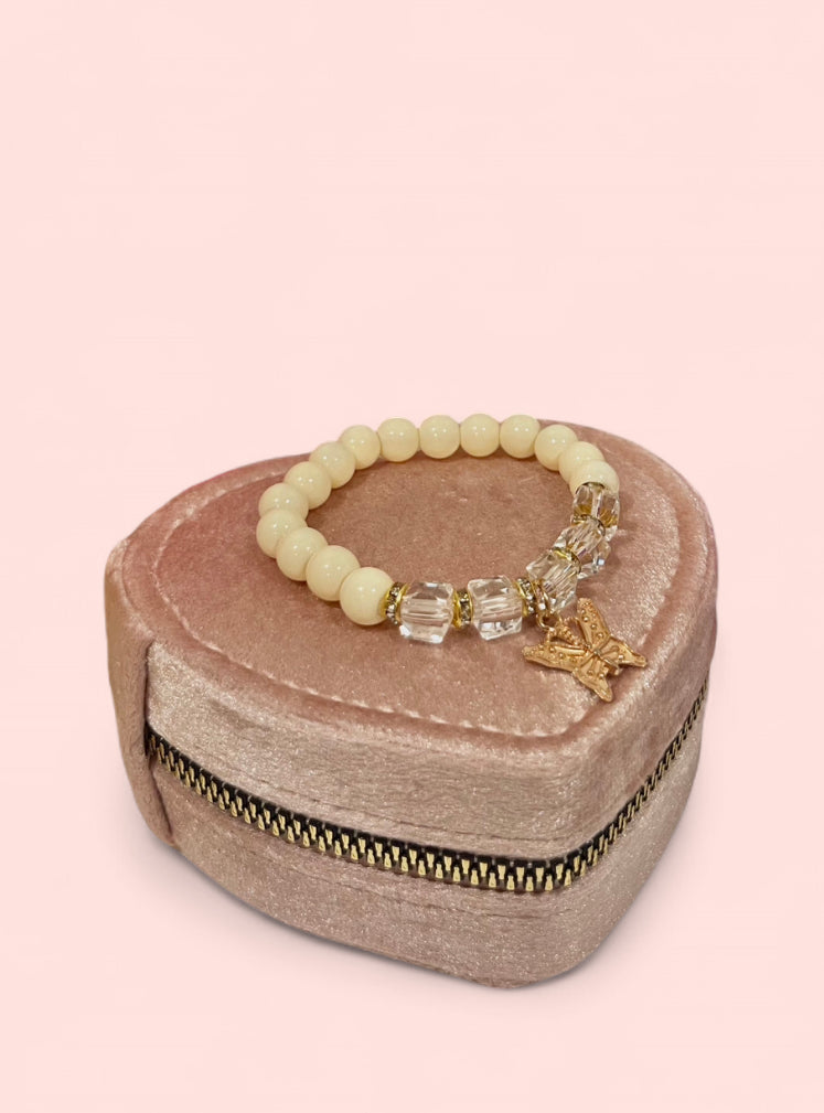 Handmade Bead Bracelets (Charms, Quartz)