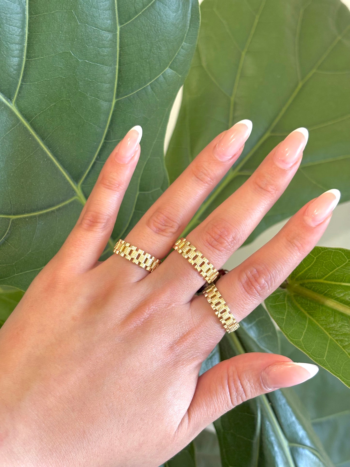 The Luxe Rollie Gold Filled Statement Ring